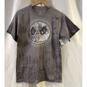 Disney Parks Nightmare Before‎ Christmas Jack Skellington t-shirt Gray Sz Small